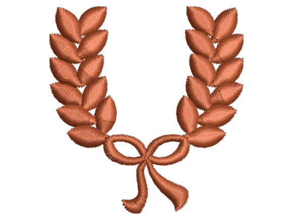 Download Golden Leaf Bow Wreath Frame - Gold Collection